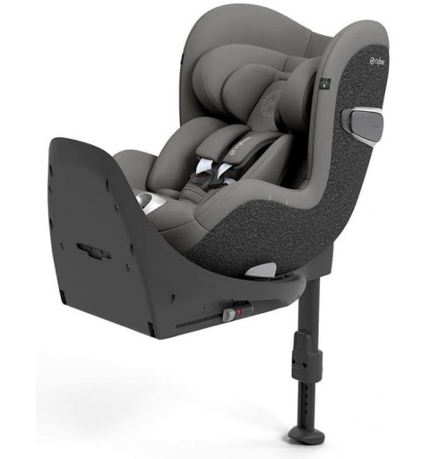 Cybex Sirona T i-Size - obrotowy fotelik samochodowy 0-18 kg, zestaw z bazą isofix | Mirage Grey